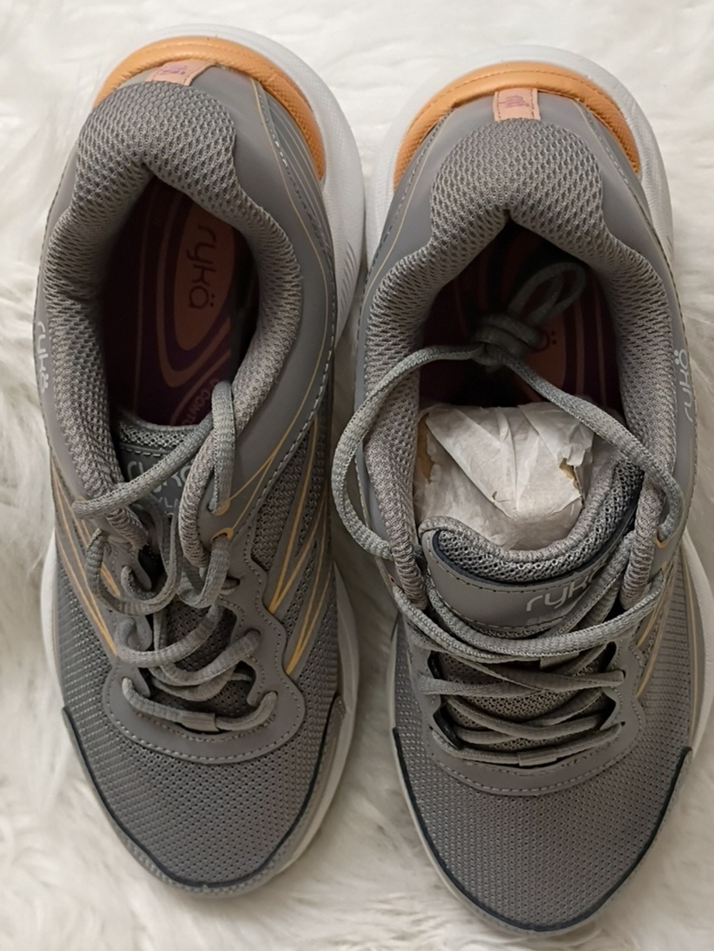 New Ryka Skylark Walking Running Shoes Frost Gray for Women SZ 6W - Picture 9 of 15